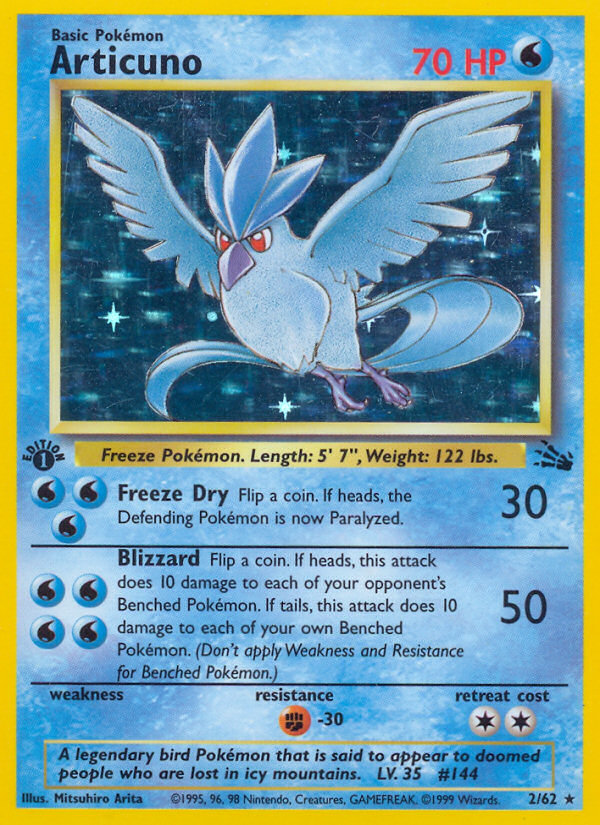 Articuno from Fossil
