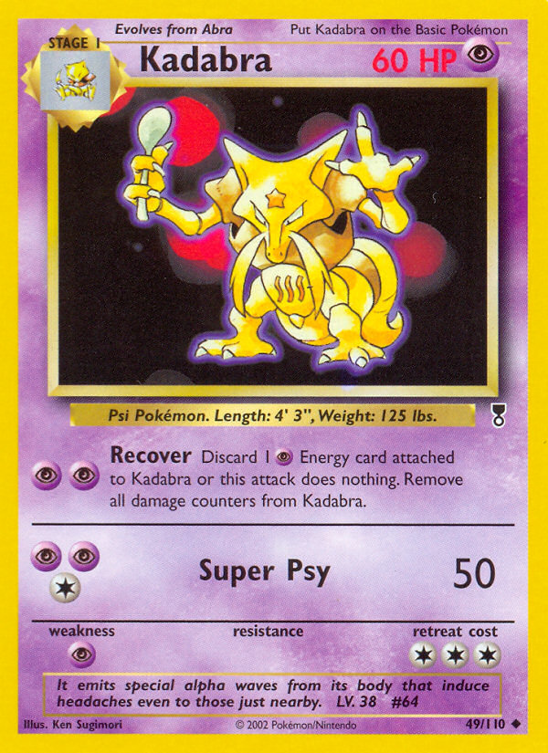 Kadabra from Legendary Collection