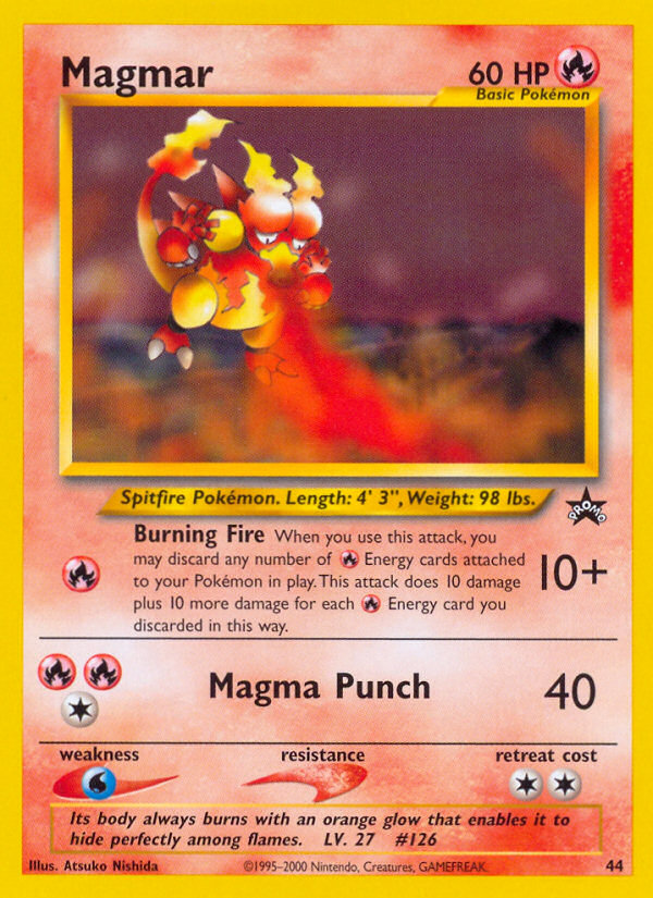 Magmar from Wizards Black Star Promos