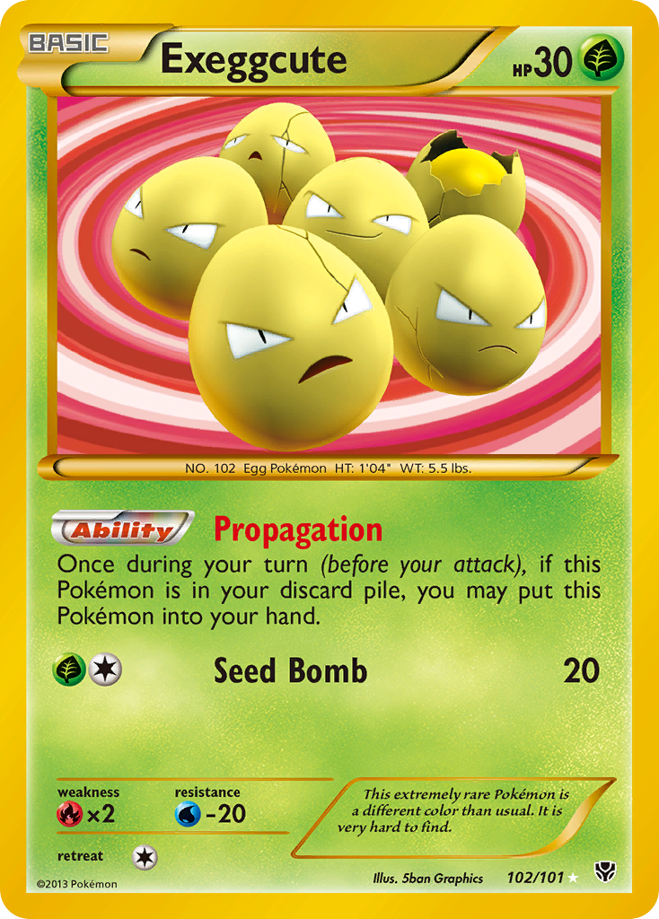 Exeggcute from Plasma Blast