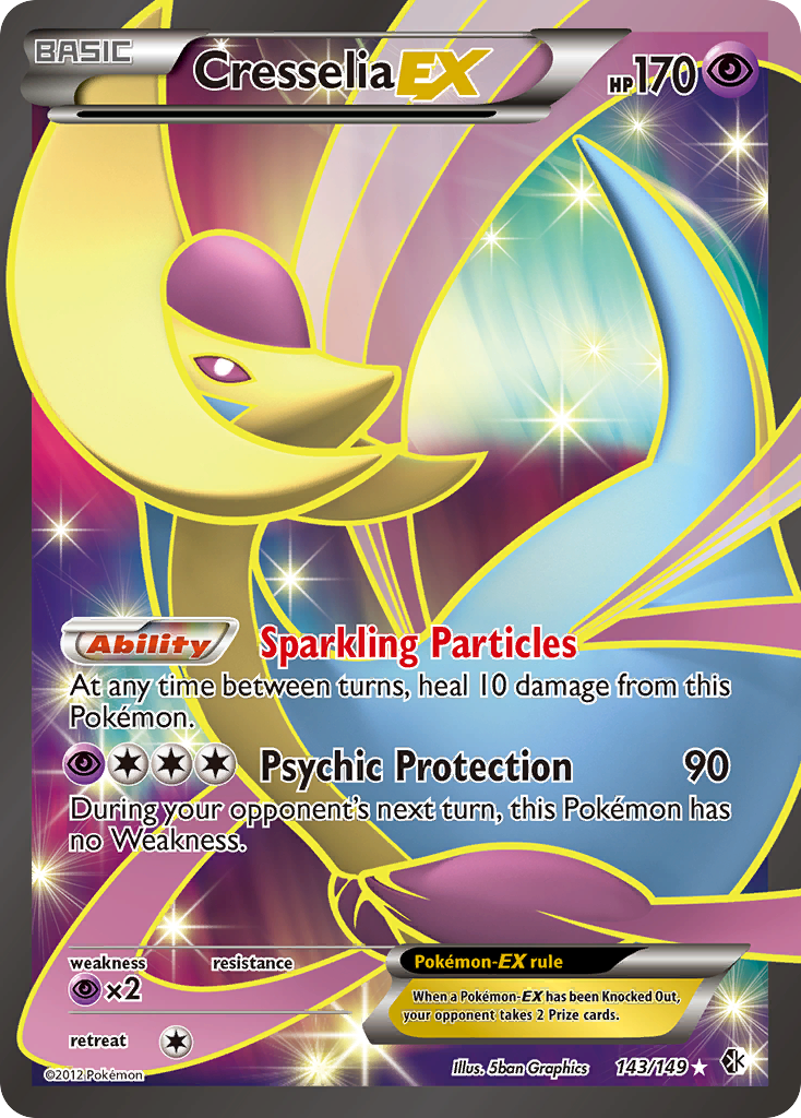 Cresselia-EX from Boundaries Crossed