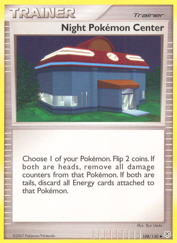 Night Pokémon Center from Diamond & Pearl