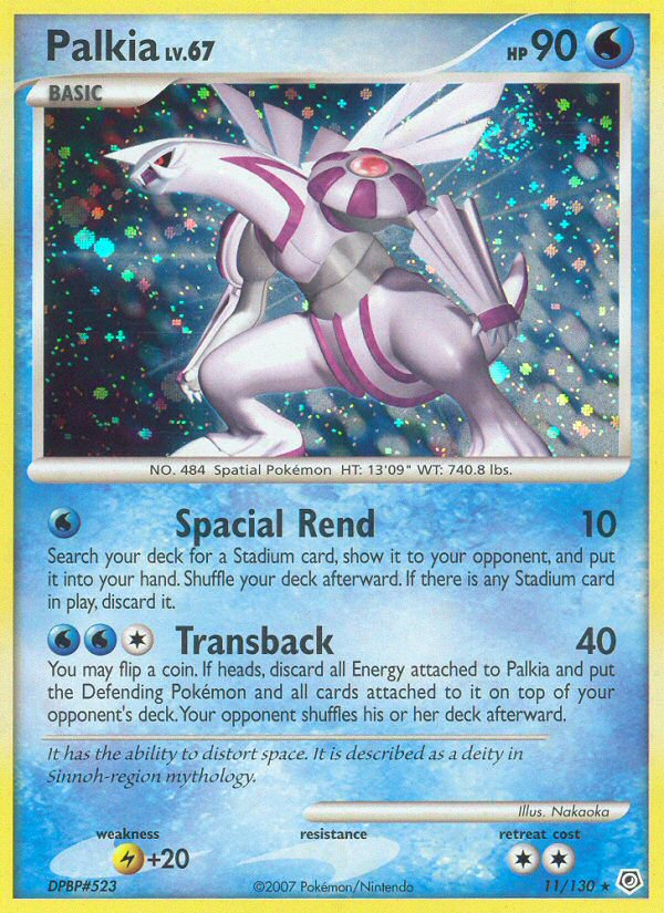 Palkia from Diamond & Pearl