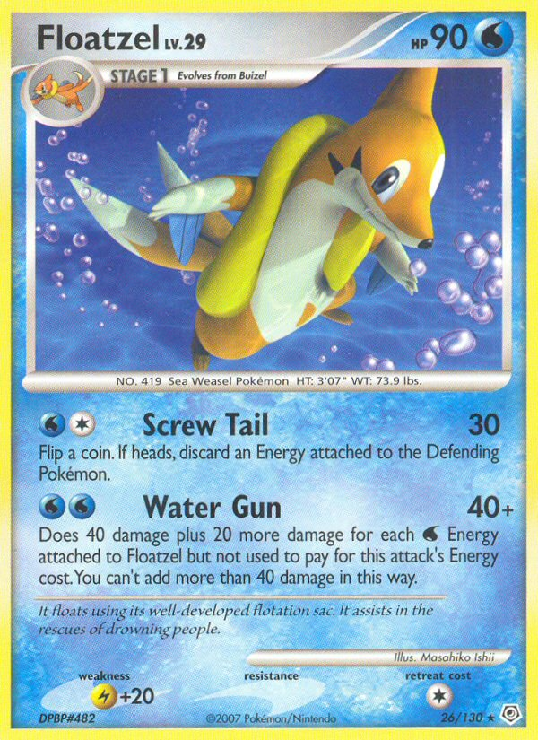 Floatzel from Diamond & Pearl