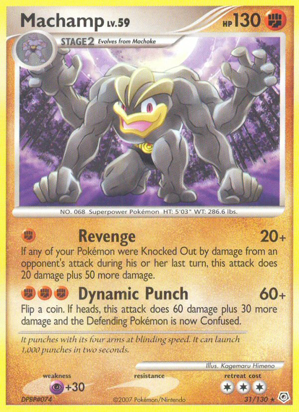 Machamp from Diamond & Pearl