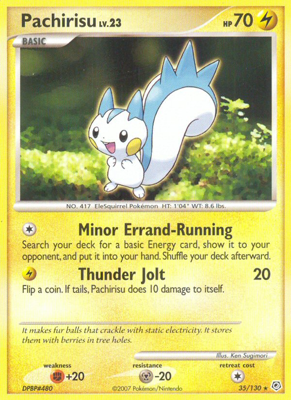 Pachirisu from Diamond & Pearl