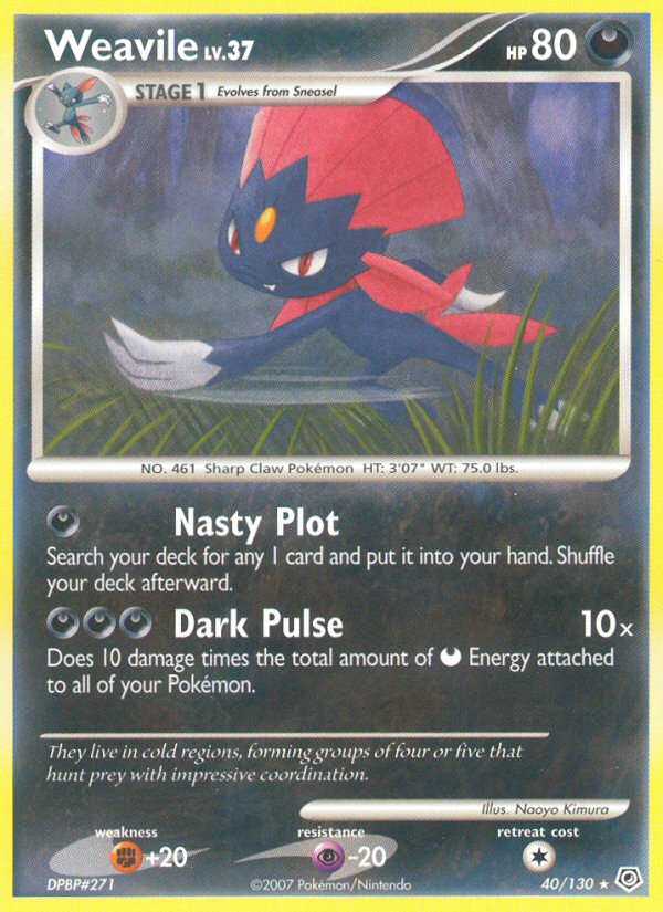 Weavile from Diamond & Pearl