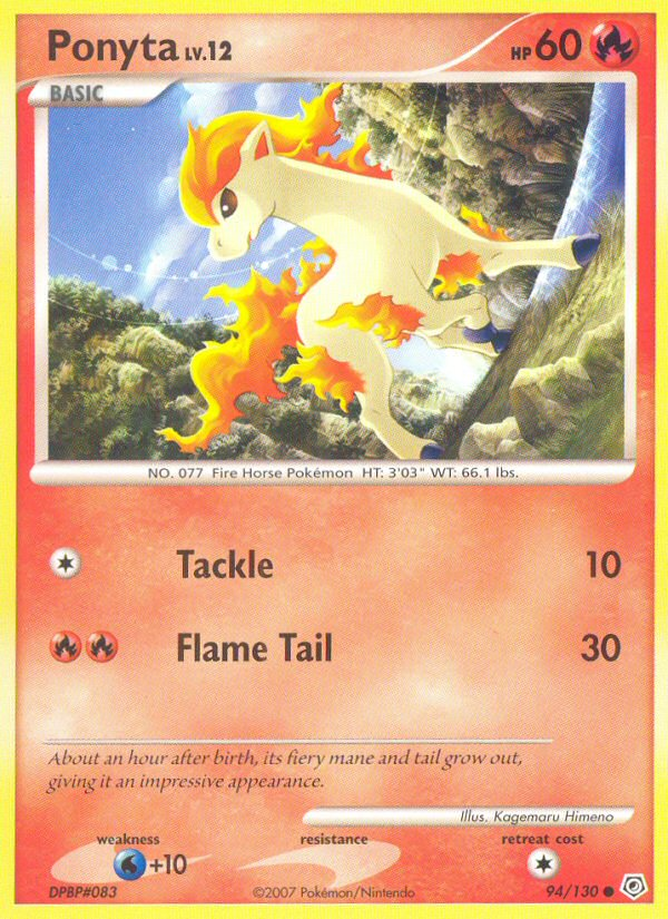 Ponyta from Diamond & Pearl