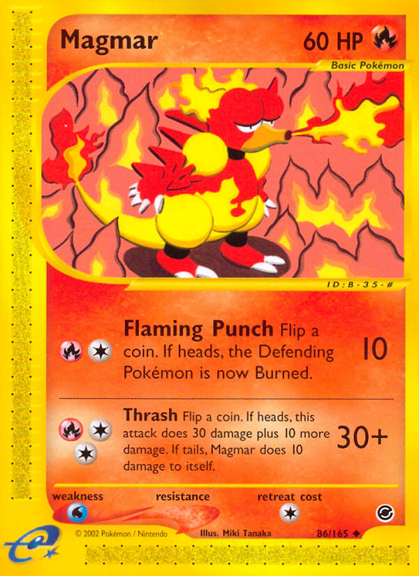 Magmar from Expedition Base Set