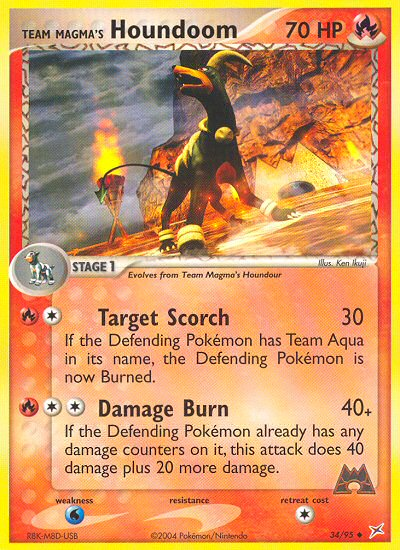 Team Magma's Houndoom from Team Magma vs Team Aqua