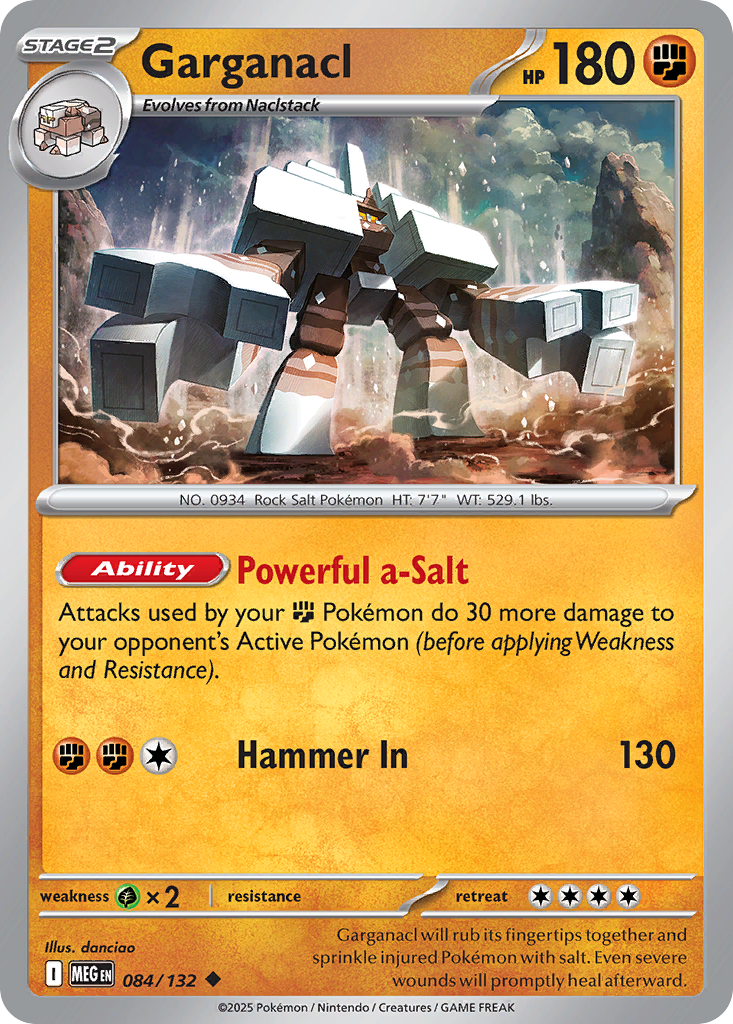 Garganacl from Mega Evolution