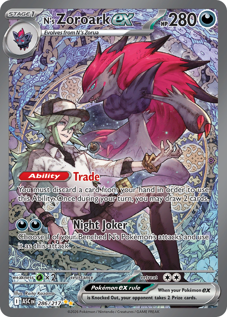 N's Zoroark ex from Ascended Heroes