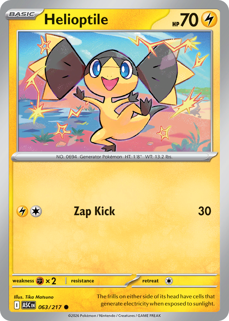 Helioptile from Ascended Heroes