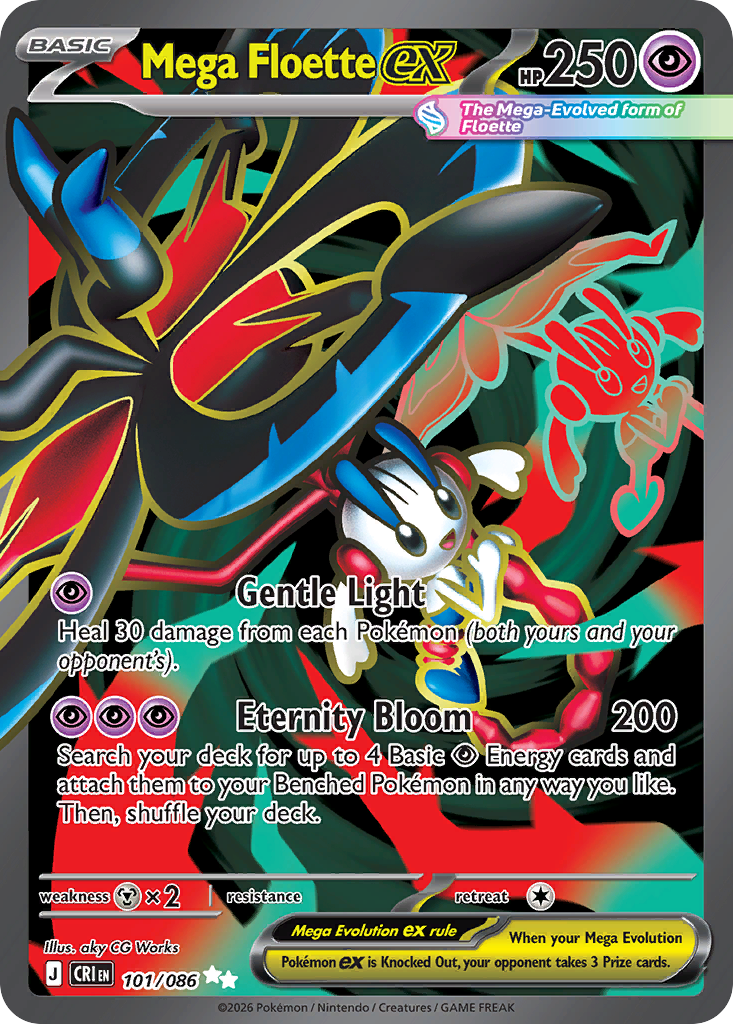 Mega Floette ex from Chaos Rising