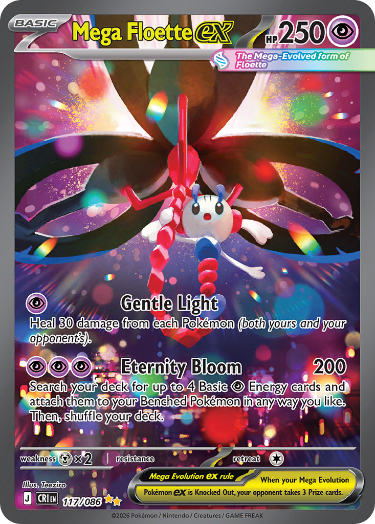 Mega Floette ex from Chaos Rising