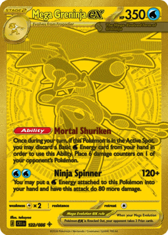 Mega Greninja ex from Chaos Rising