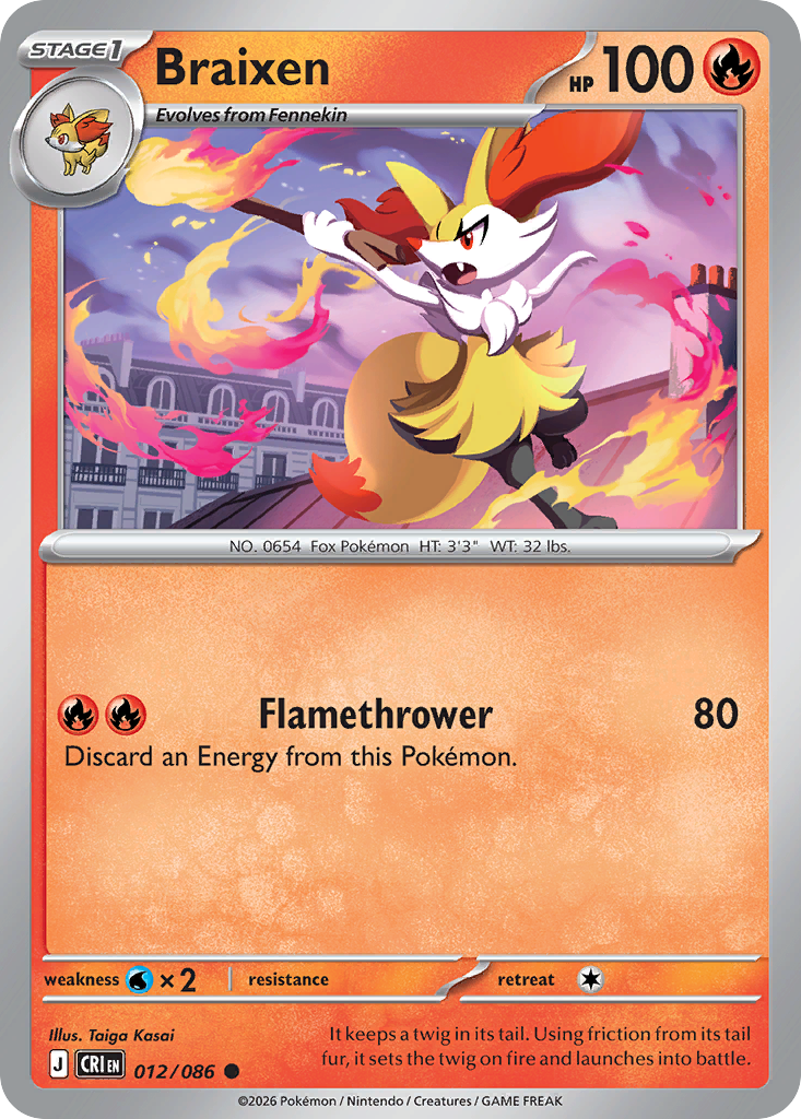 Braixen from Chaos Rising