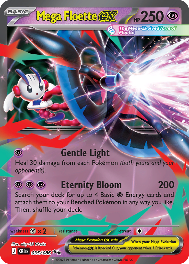 Mega Floette ex from Chaos Rising