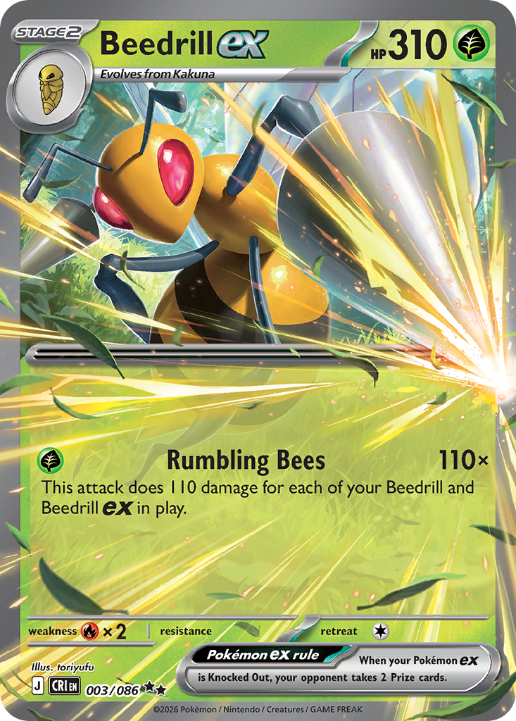 Beedrill ex from Chaos Rising