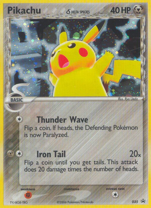 Pikachu δ from Nintendo Black Star Promos
