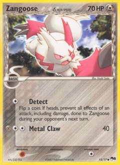 Zangoose δ from POP Series 5