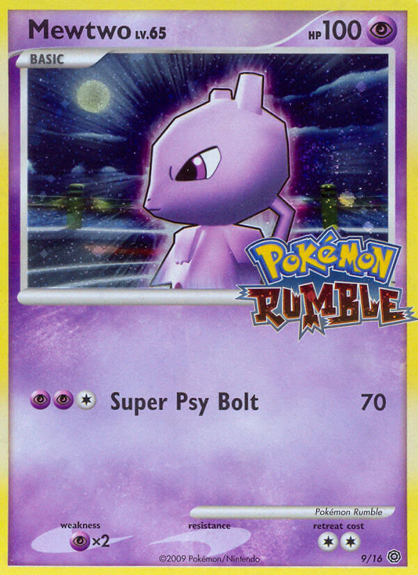 Mewtwo from Pokémon Rumble