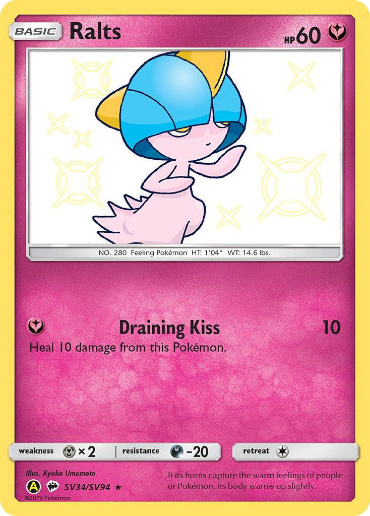 Ralts from Hidden Fates Shiny Vault