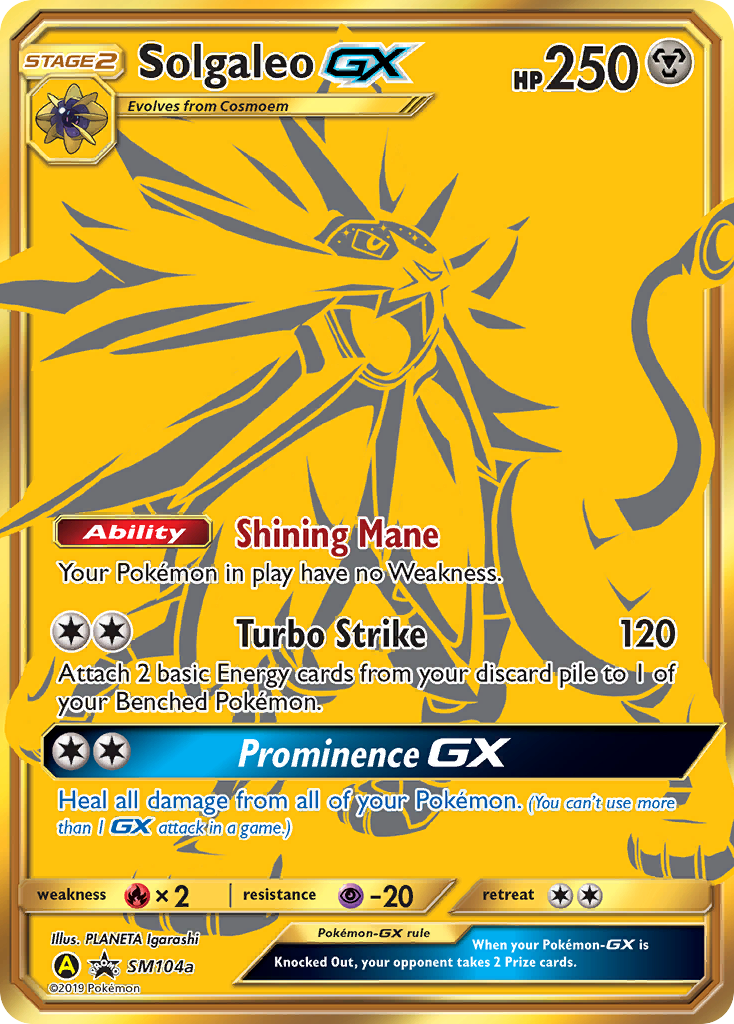 Solgaleo-GX from SM Black Star Promos