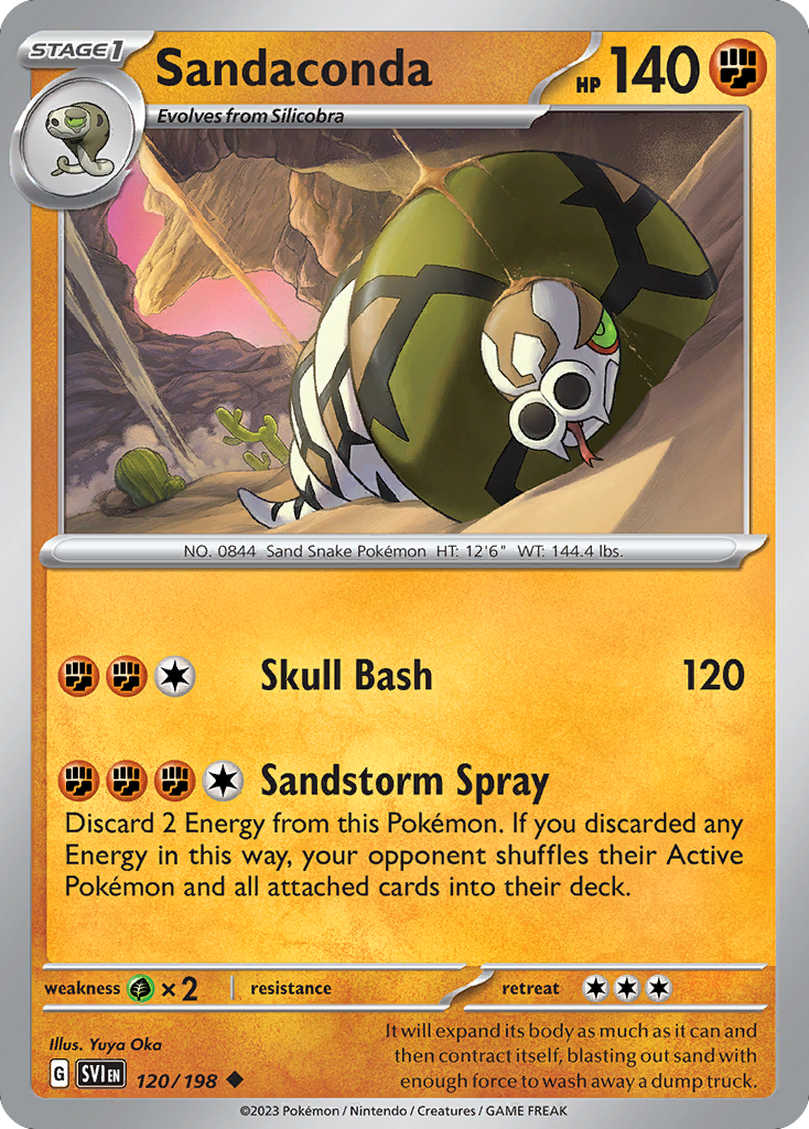 Sandaconda from Scarlet & Violet