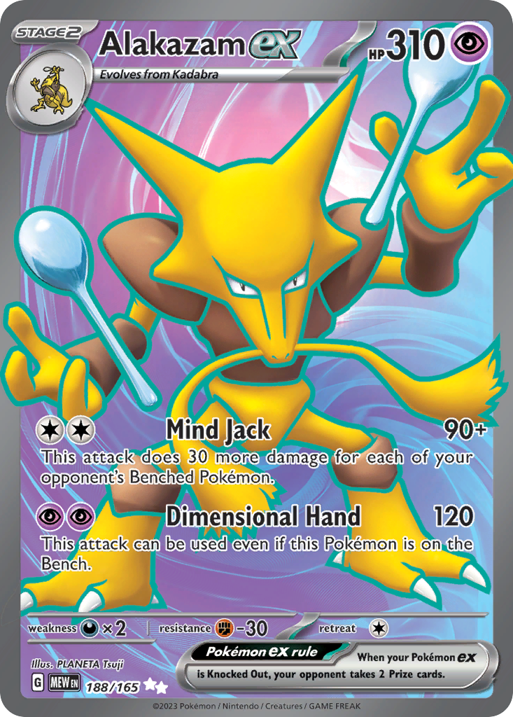 Alakazam ex from 151