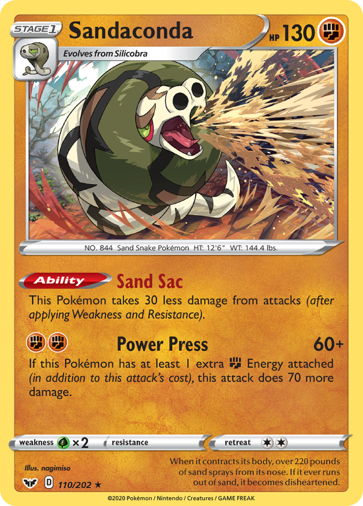 Sandaconda from Sword & Shield