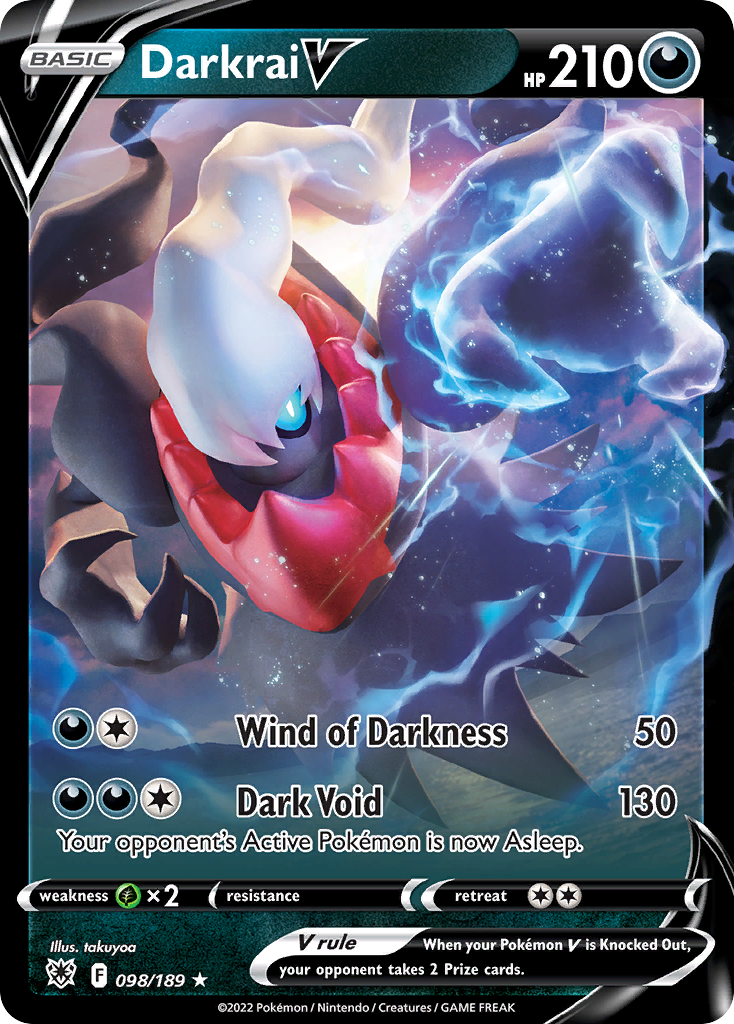 Darkrai V from Astral Radiance