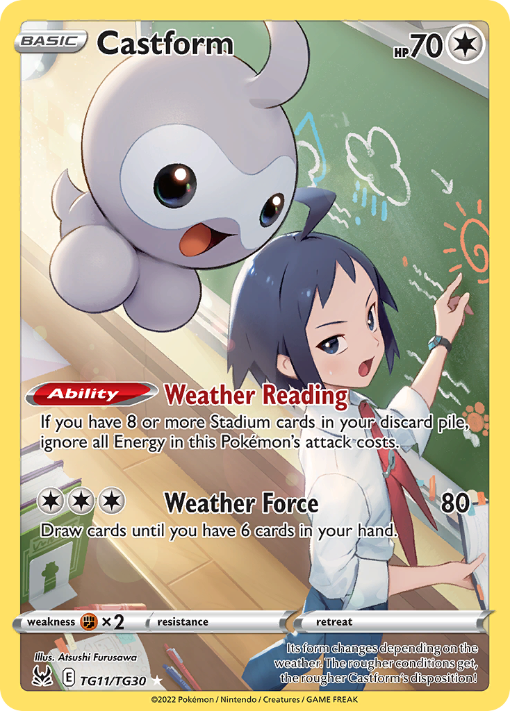 Castform from Lost Origin Trainer Gallery