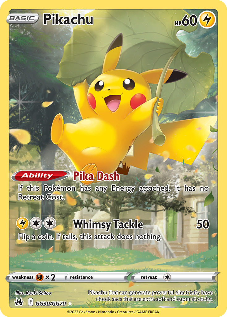 Pikachu from Crown Zenith Galarian Gallery