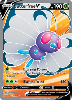 Butterfree V from Darkness Ablaze