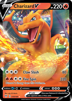 Charizard V from Darkness Ablaze