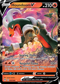 Houndoom V from Darkness Ablaze