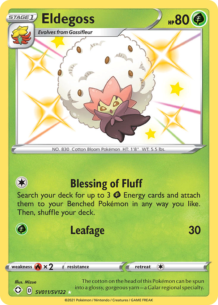 Eldegoss from Shining Fates Shiny Vault