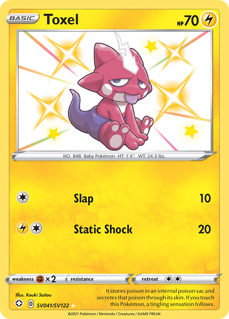 Toxel from Shining Fates Shiny Vault