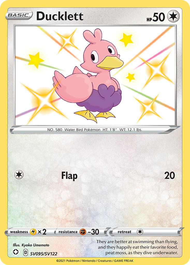 Ducklett from Shining Fates Shiny Vault