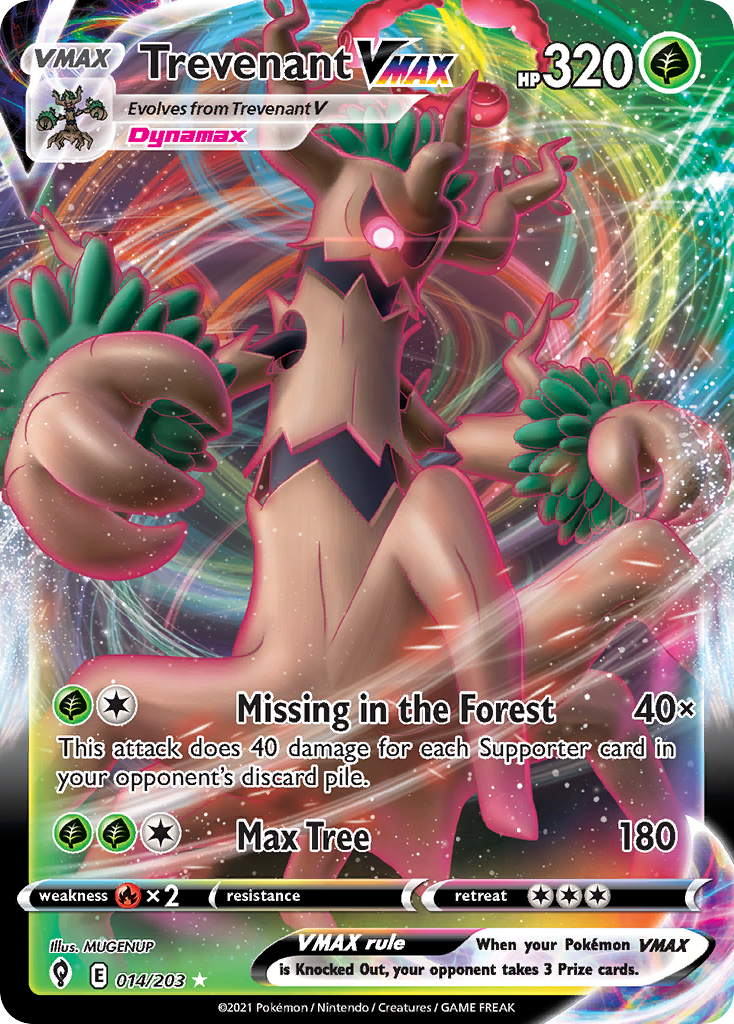Trevenant VMAX from Evolving Skies