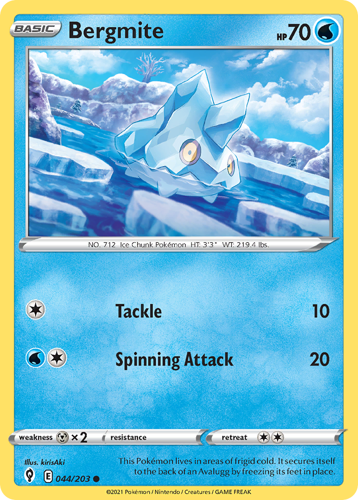 Bergmite from Evolving Skies