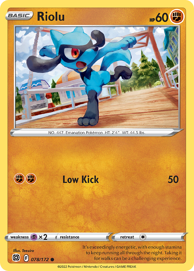Riolu from Brilliant Stars