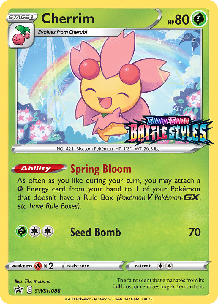 Cherrim from SWSH Black Star Promos