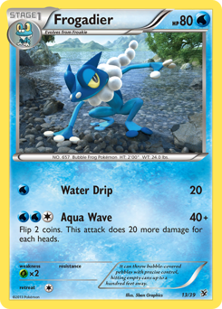 Frogadier from Kalos Starter Set