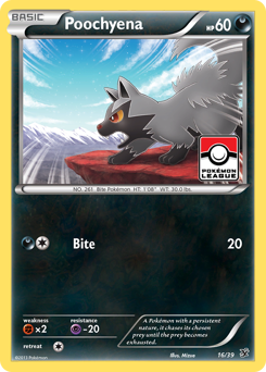 Poochyena from Kalos Starter Set