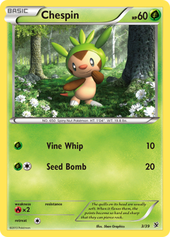 Chespin from Kalos Starter Set