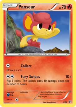 Pansear from Kalos Starter Set
