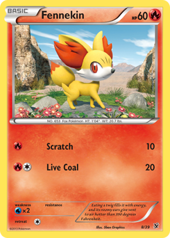 Fennekin from Kalos Starter Set