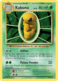 Kakuna from Evolutions